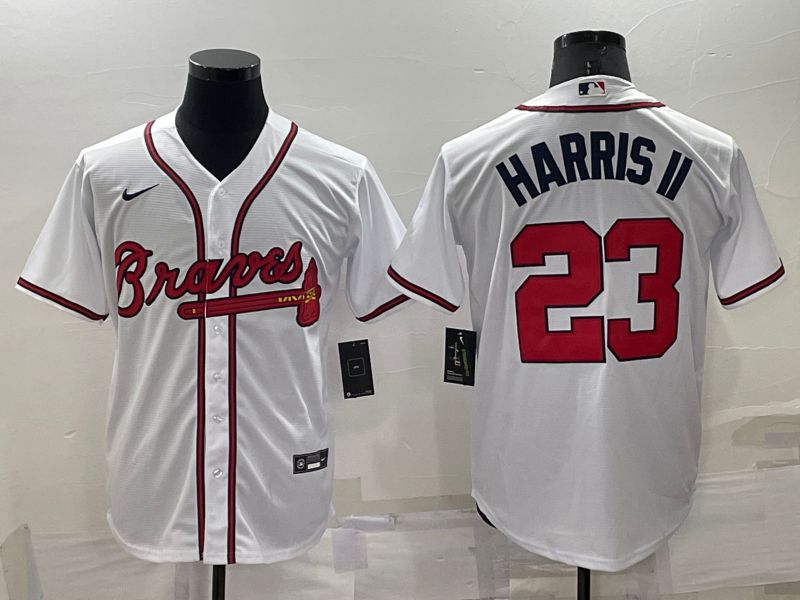 Men Atlanta Braves #23 Harris ii White Game Nike 2022 MLB Jersey->miami marlins->MLB Jersey